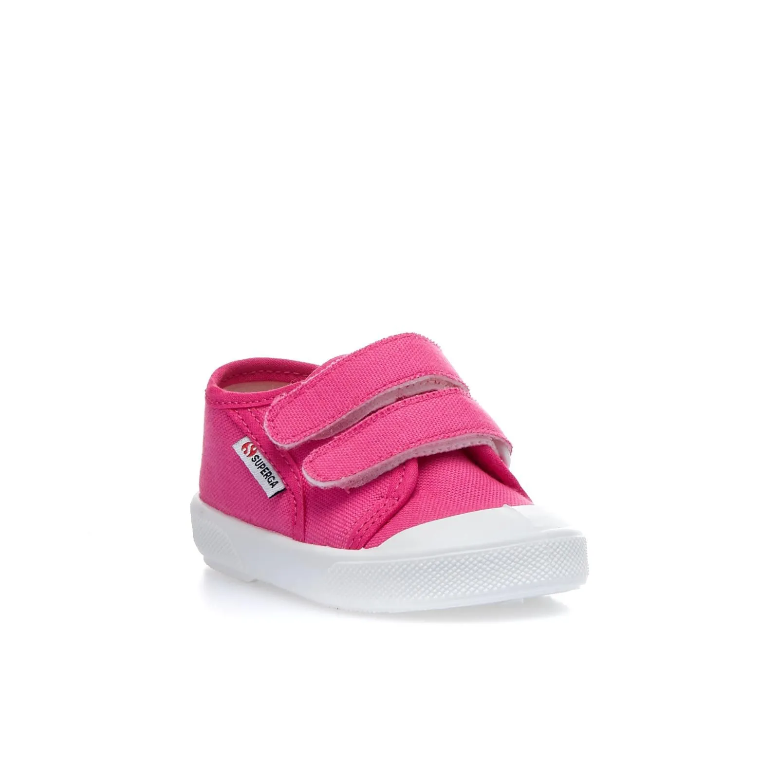 Sneakers fucsia in tessuto con strappi