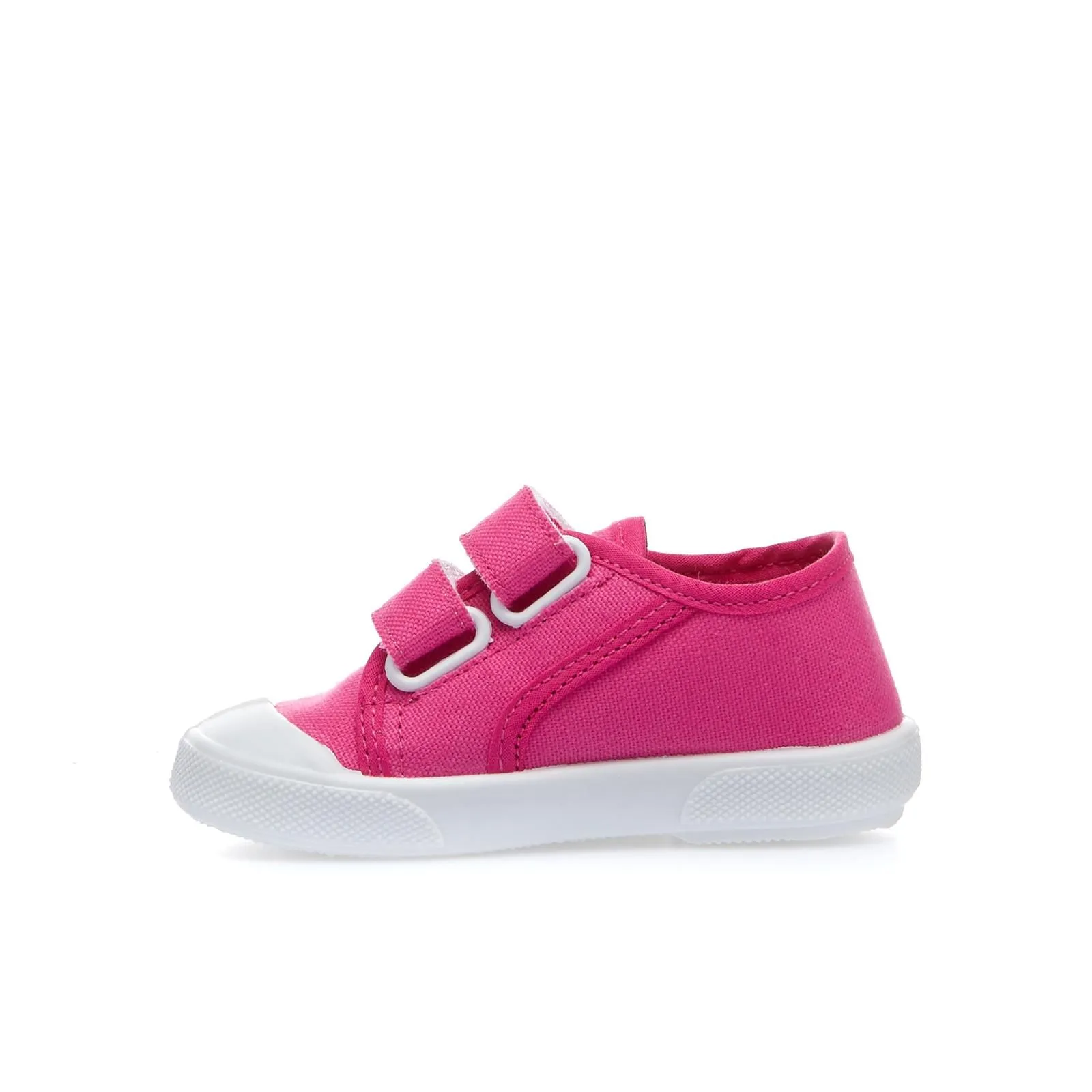 Sneakers fucsia in tessuto con strappi