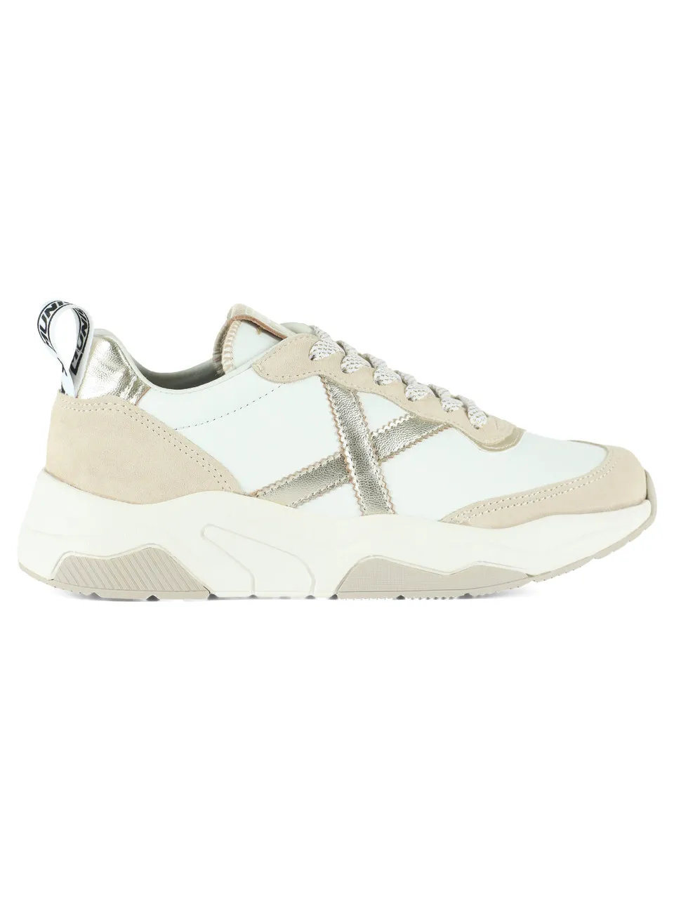 Sneakers in pelle e tessuto WAVE 157