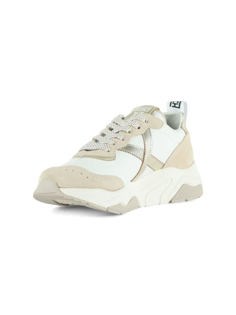 Sneakers in pelle e tessuto WAVE 157