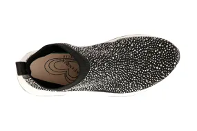 SNEAKERS IN TESSUTO ELASTICO CON STRASS