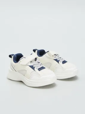 Sneakers sportive con strappi - BIANCO