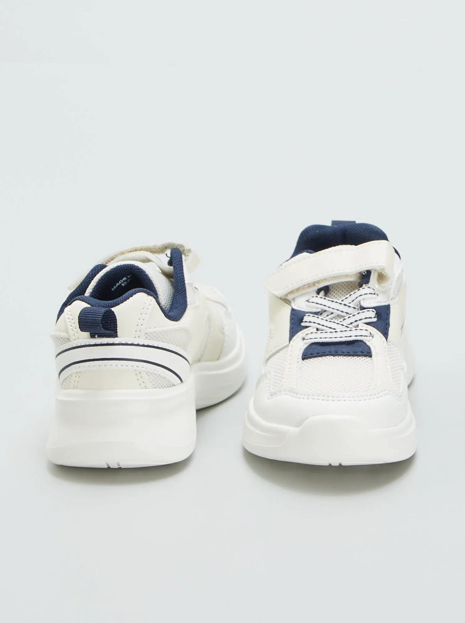 Sneakers sportive con strappi - BIANCO