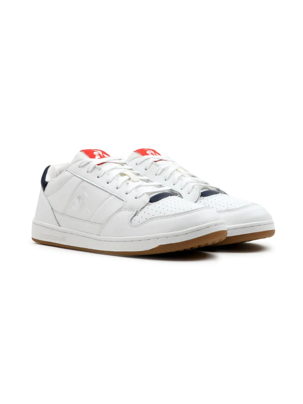 Sneakers uomo basse in pelle Breakpoint BBR bianco