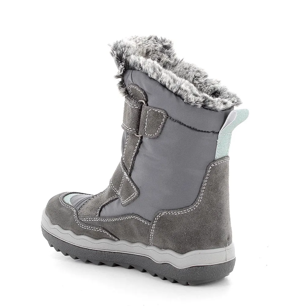 Stivaletti gore-tex da bambina grigio scuro-grigio            