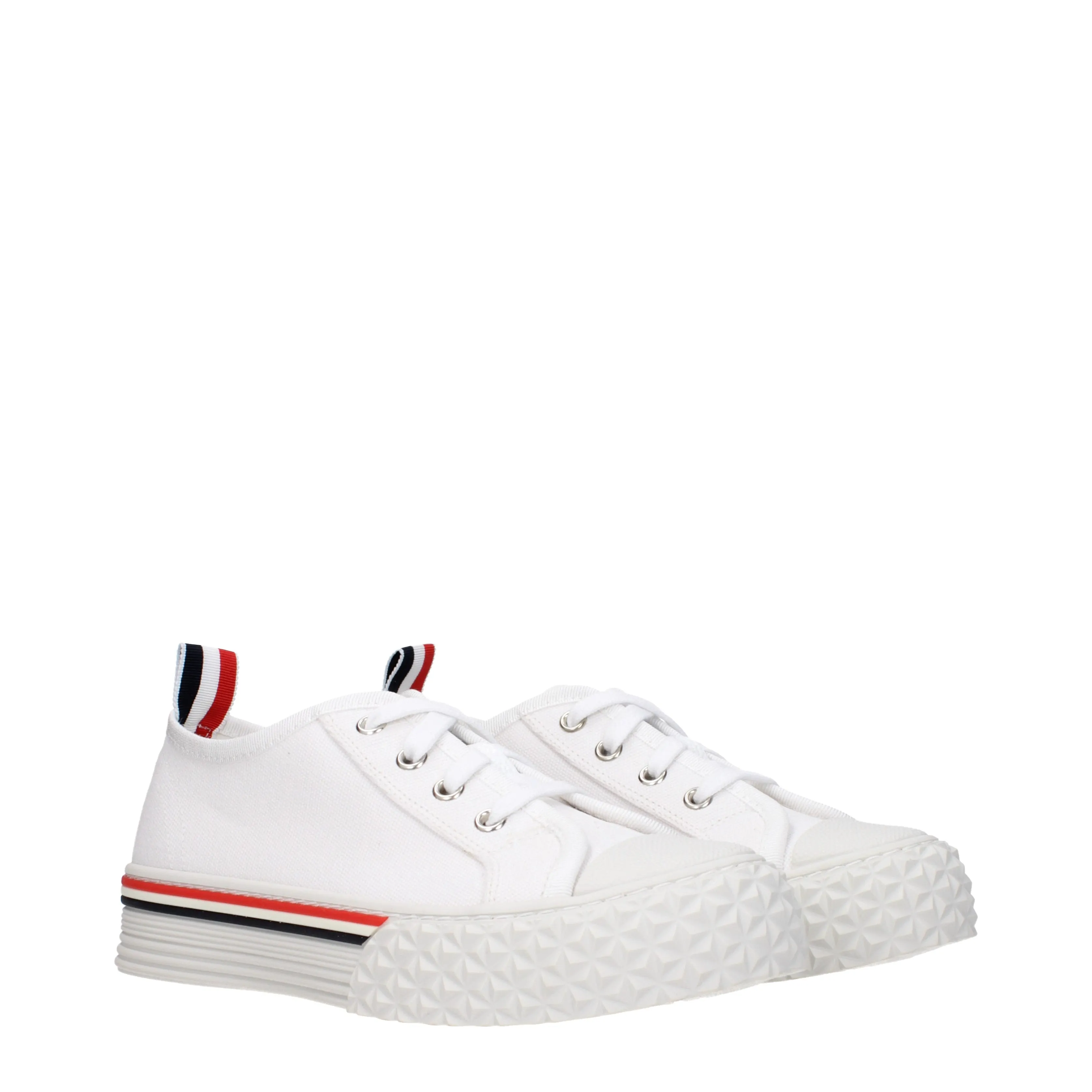 Thom Browne Sneakers Donna Tessuto Bianco