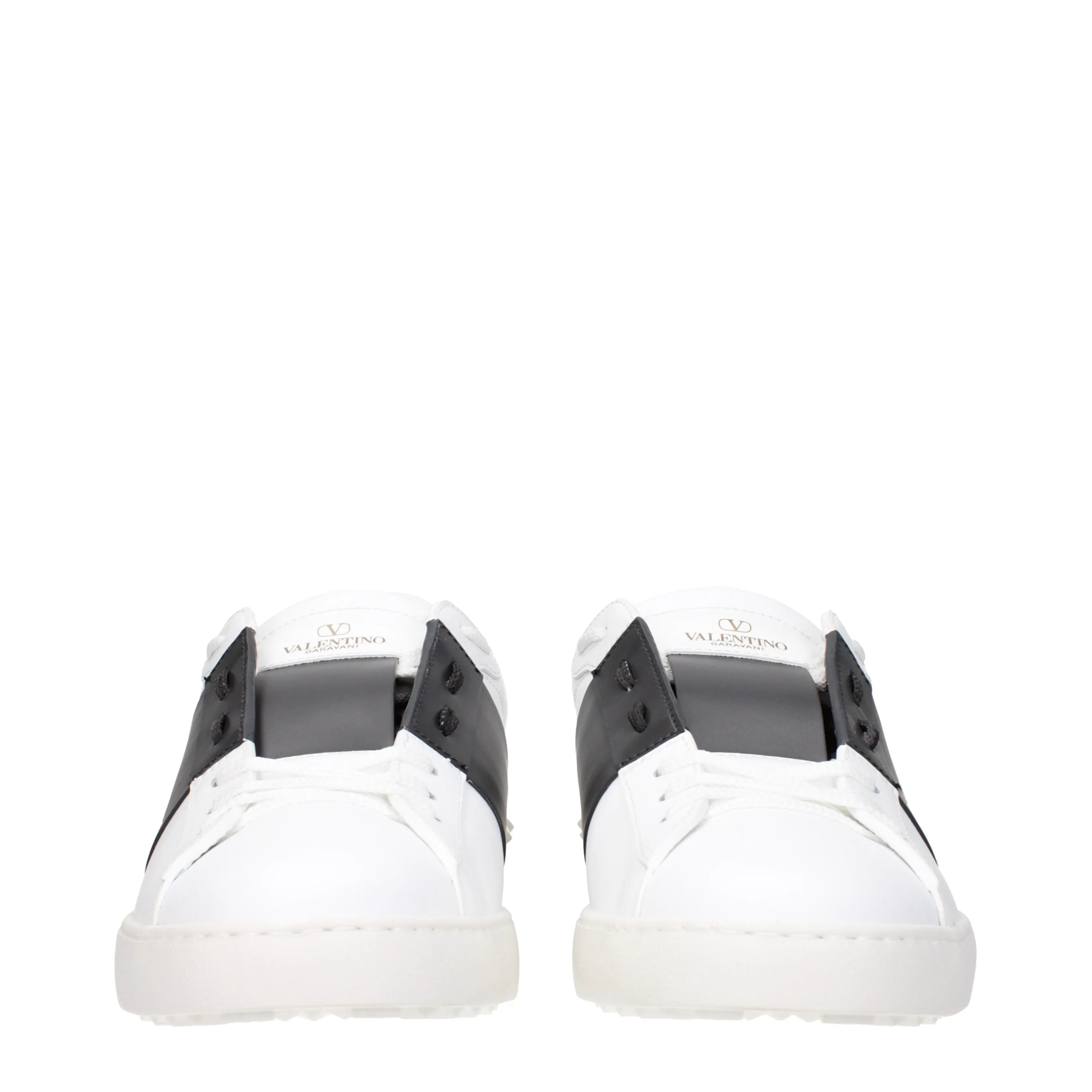 Valentino Garavani Sneakers Uomo Pelle Bianco/Grigio Scuro