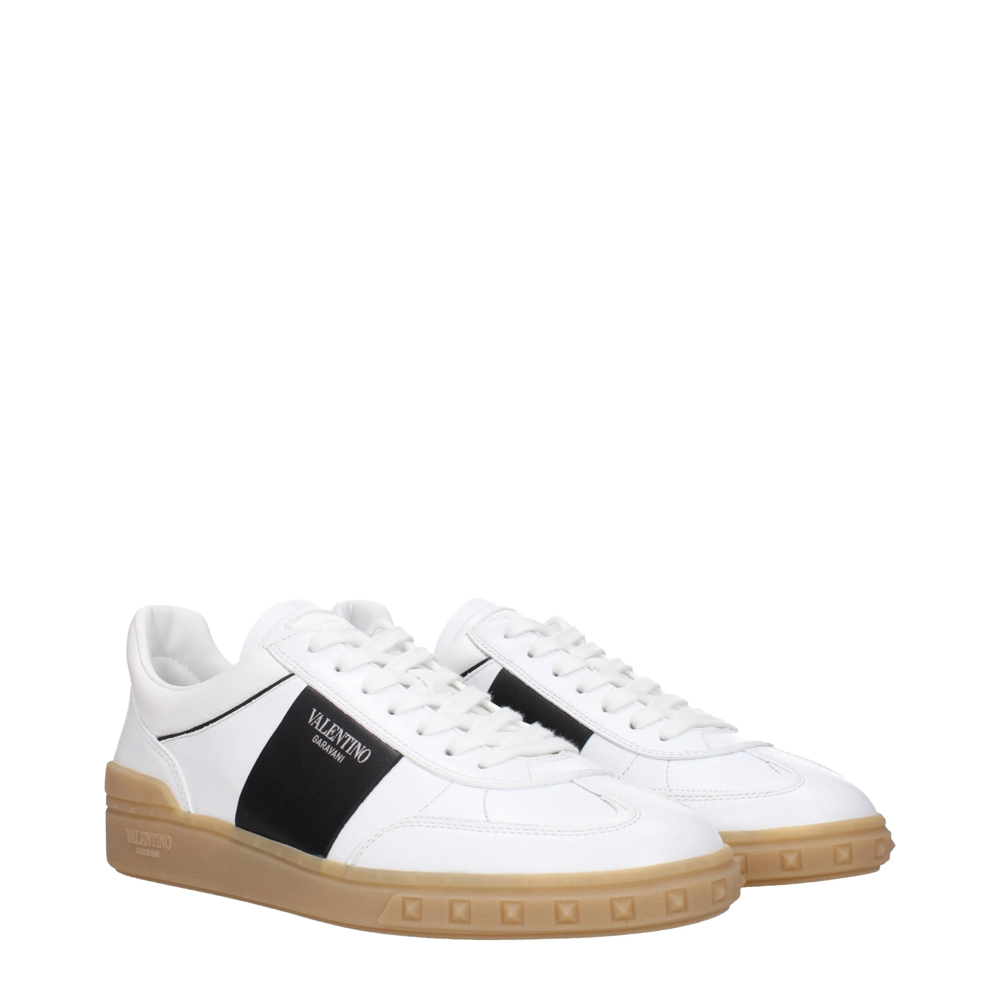 Valentino Garavani Sneakers Uomo Pelle Bianco/Nero