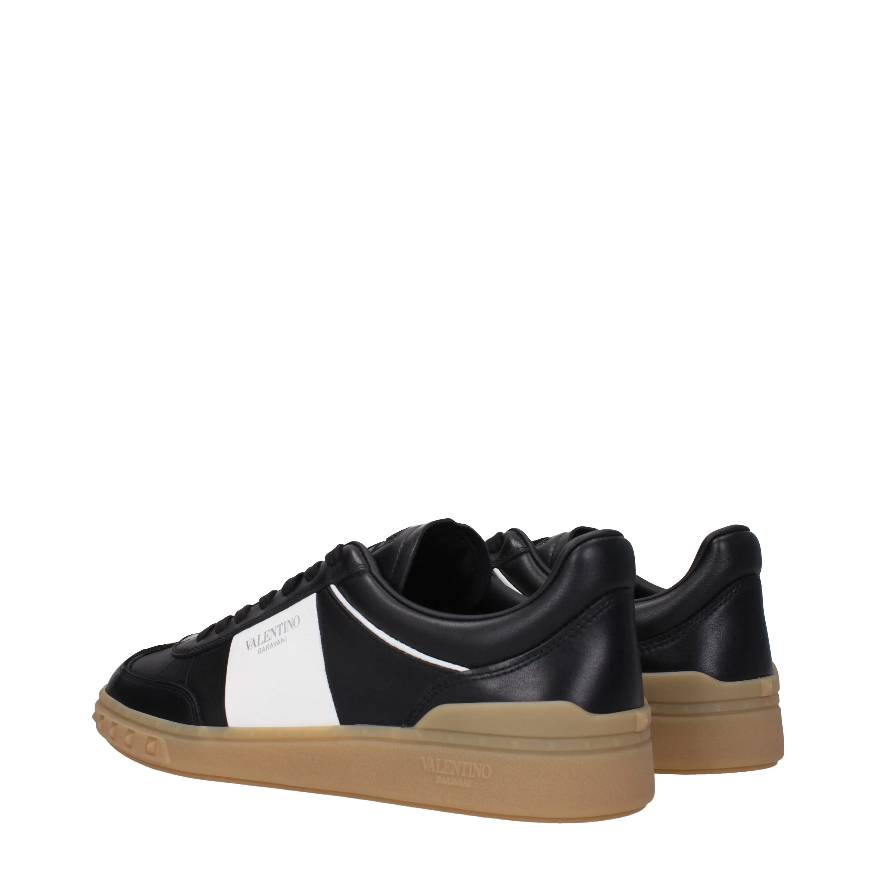 Valentino Garavani Sneakers Uomo Pelle Nero/Bianco Sporco