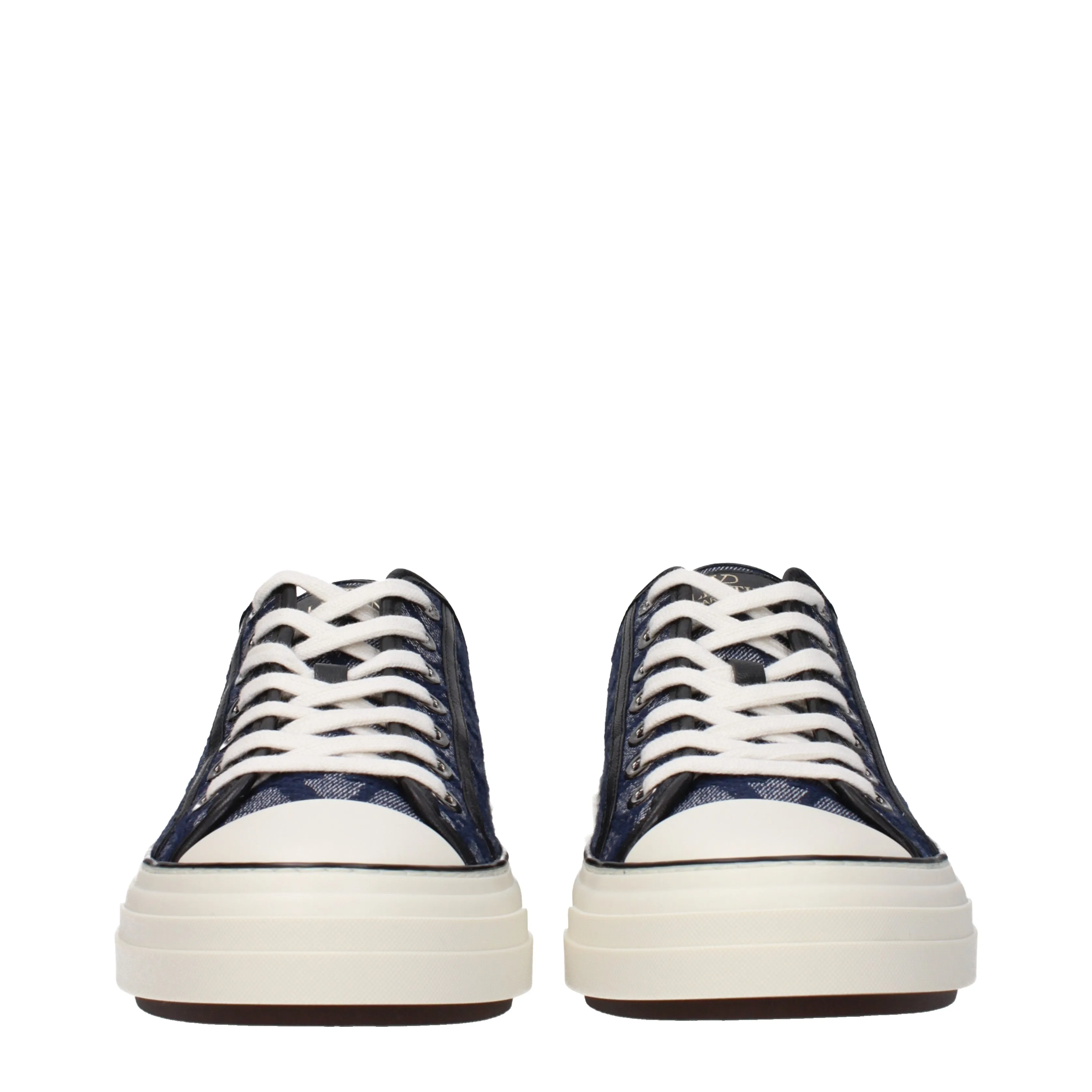 Valentino Garavani Sneakers Uomo Tessuto Blu/Denim