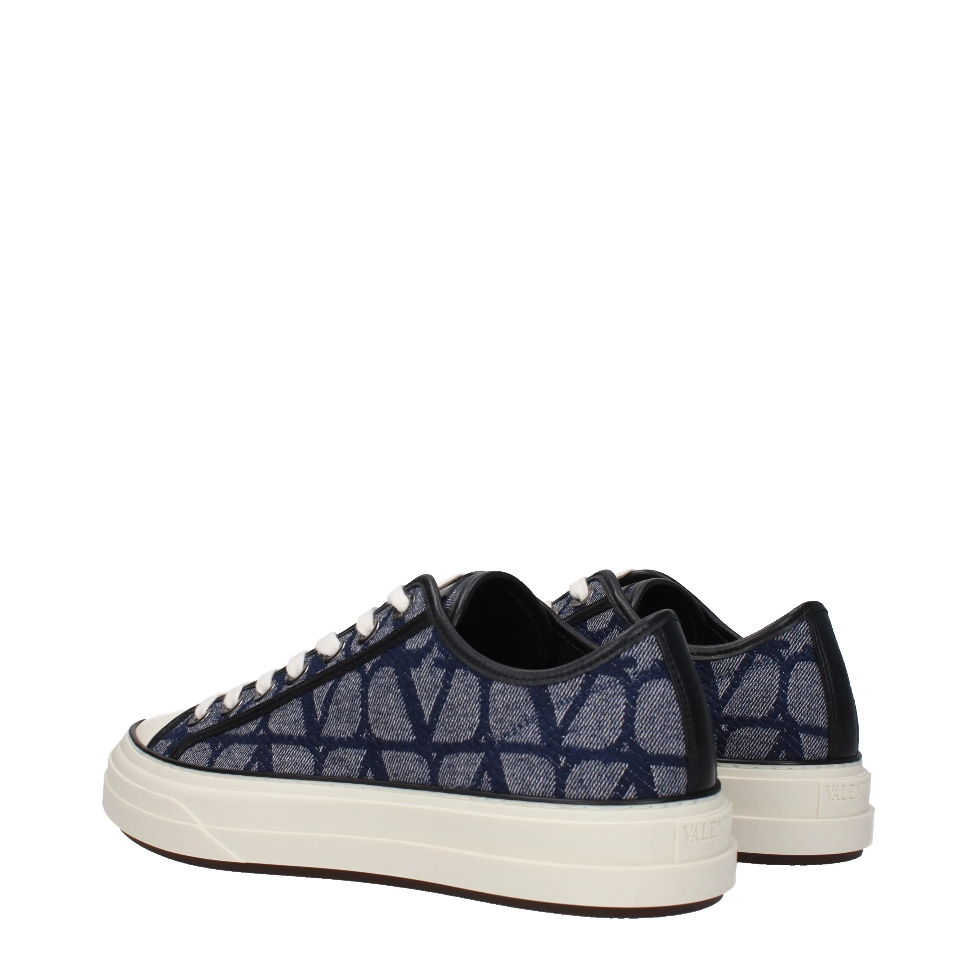 Valentino Garavani Sneakers Uomo Tessuto Blu/Denim