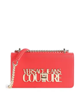  Versace Jeans Couture Logo Lock Borsa a spalla pelle sintetica rosso  