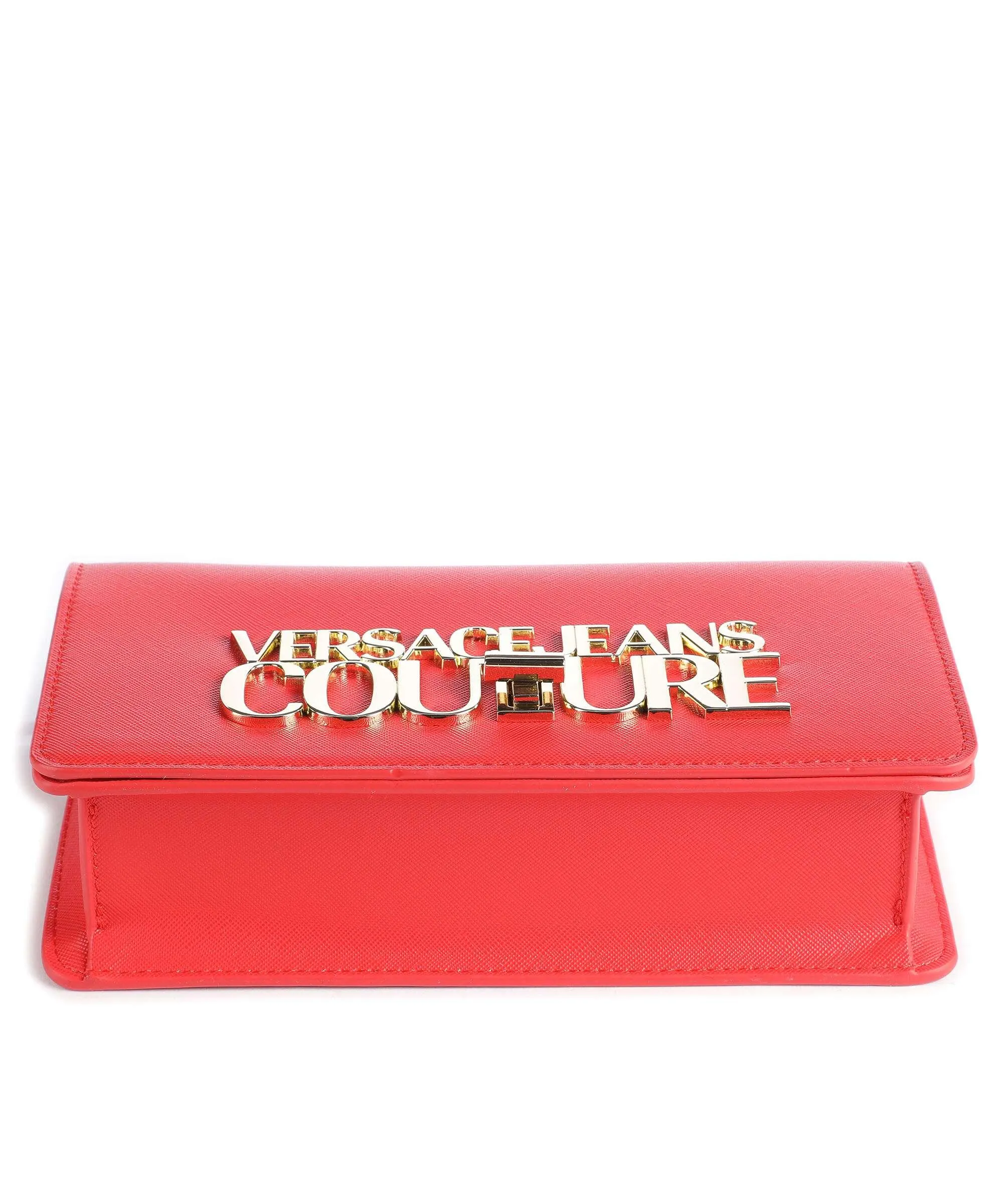  Versace Jeans Couture Logo Lock Borsa a spalla pelle sintetica rosso  