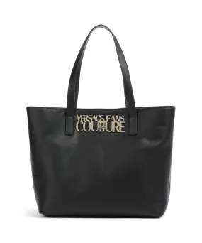  Versace Jeans Couture Logo Lock Borsa shopper pelle sintetica nero  