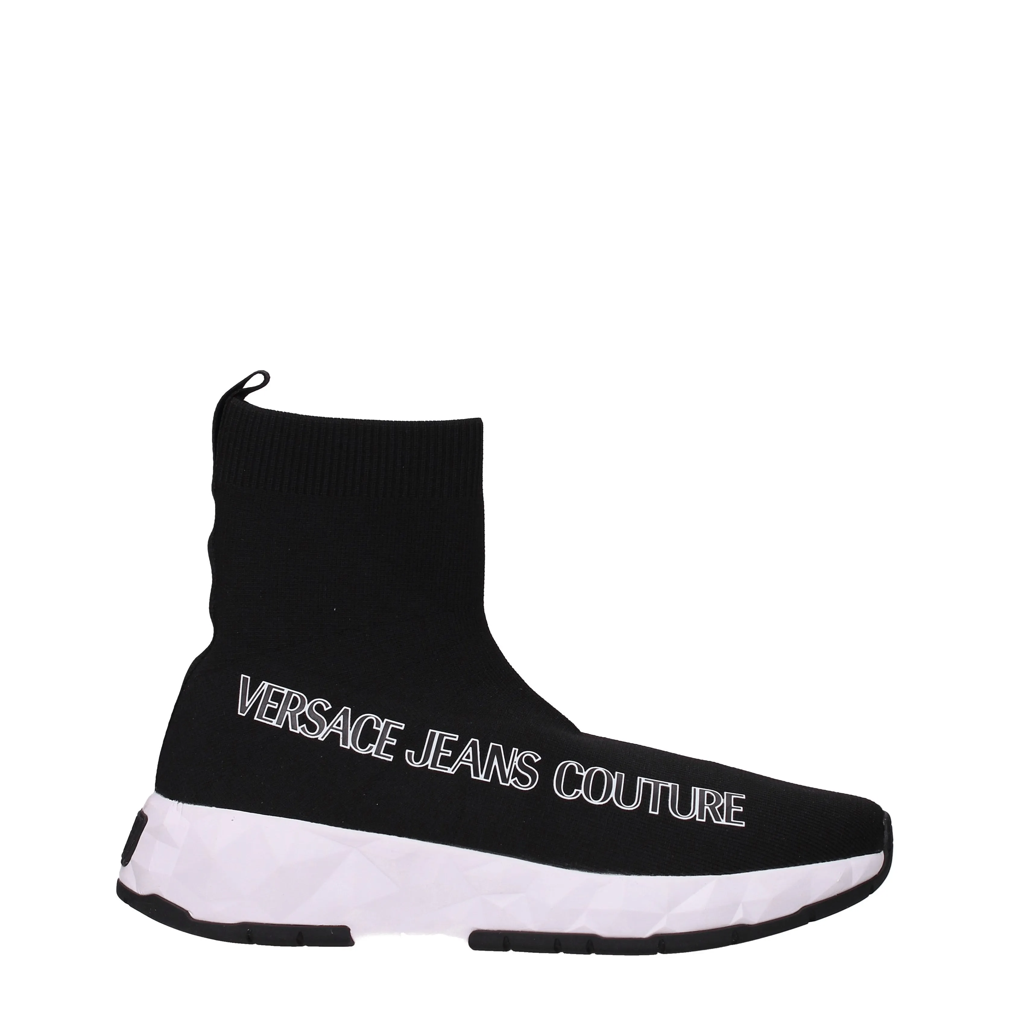 Versace Jeans Sneakers Couture Uomo Tessuto Nero