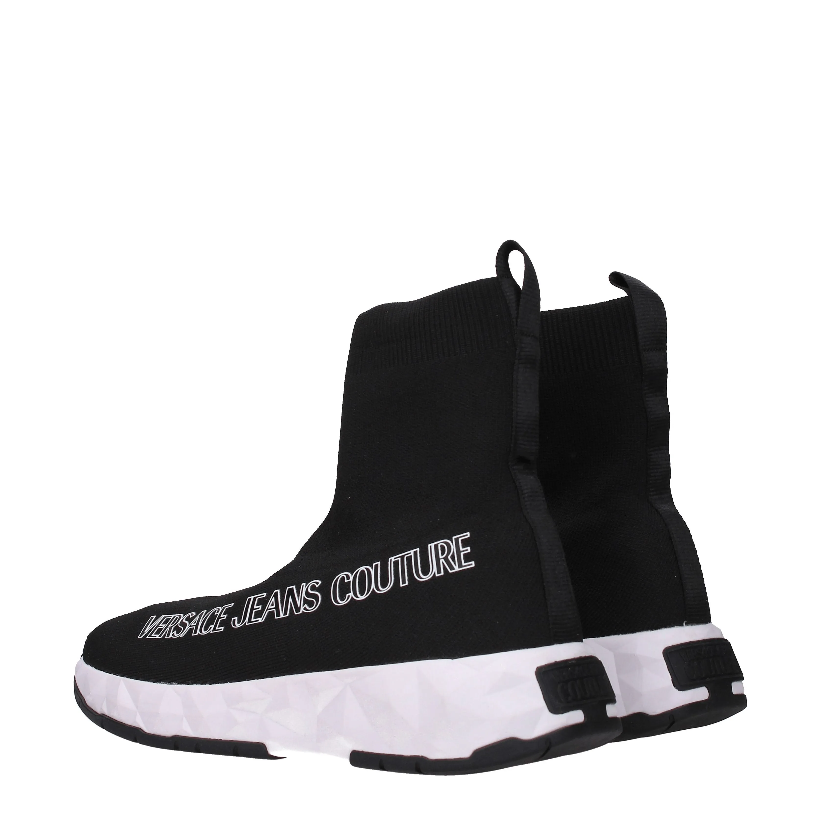 Versace Jeans Sneakers Couture Uomo Tessuto Nero