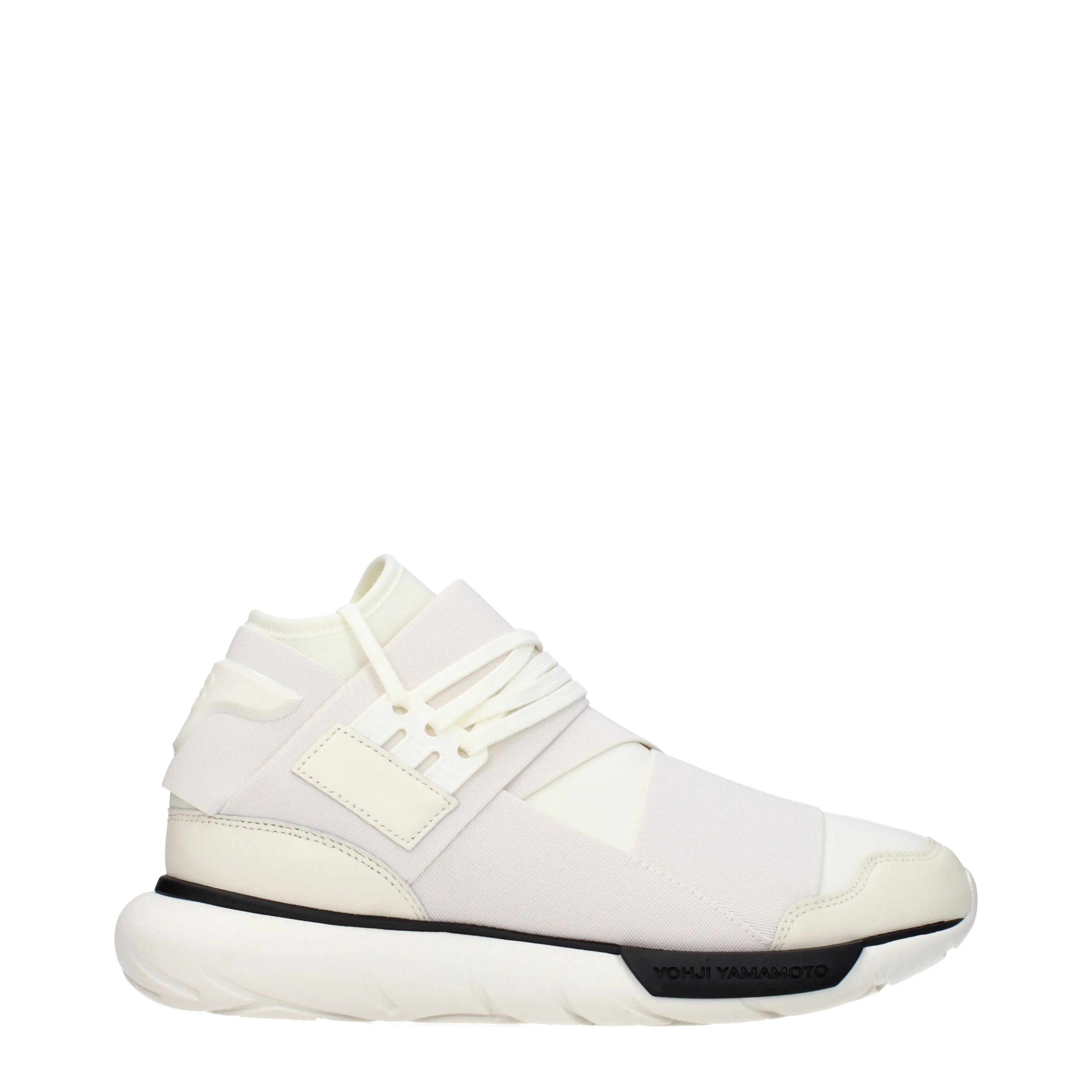 Y3 Yamamoto Sneakers Adidas Uomo Tessuto Beige/Avorio