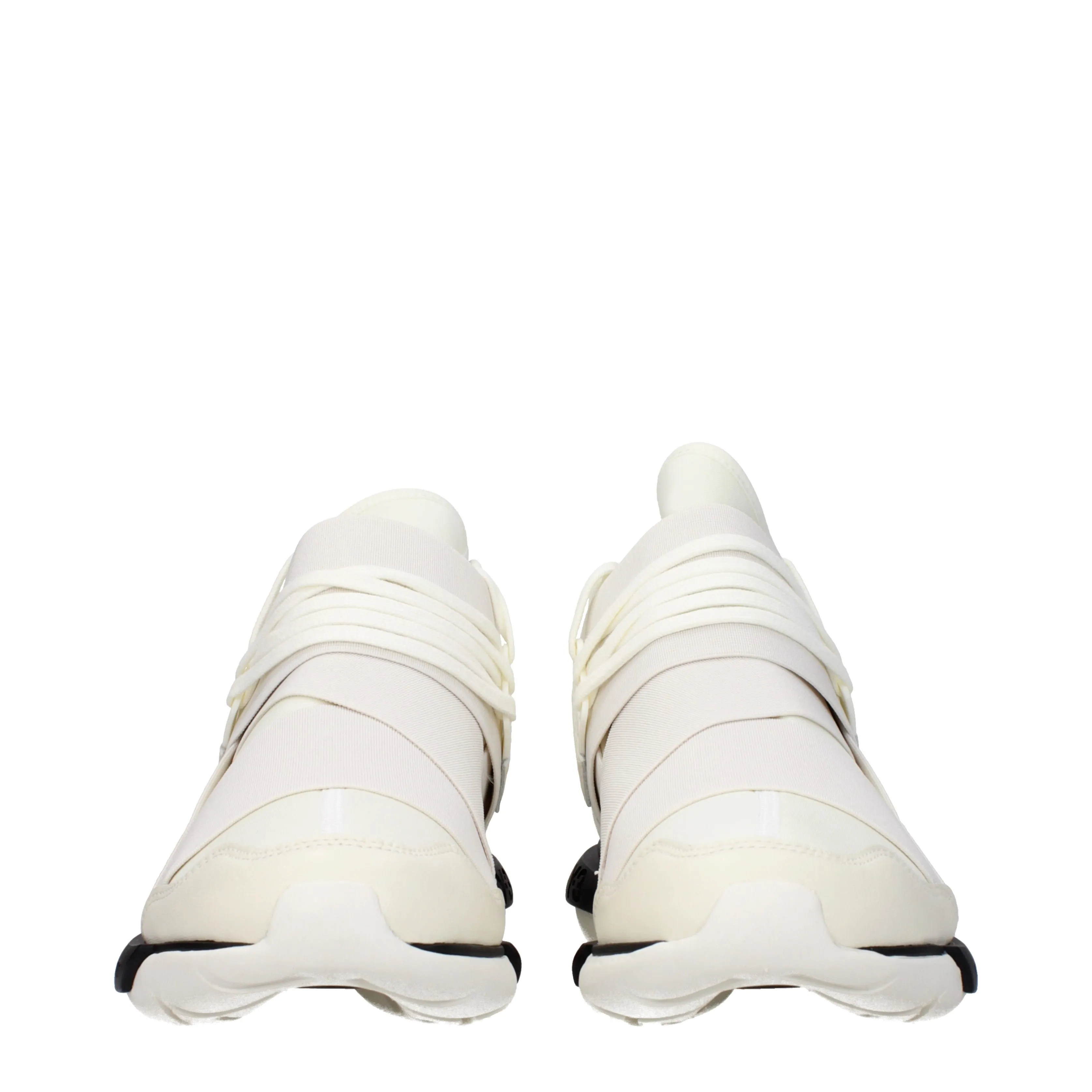 Y3 Yamamoto Sneakers Adidas Uomo Tessuto Beige/Avorio