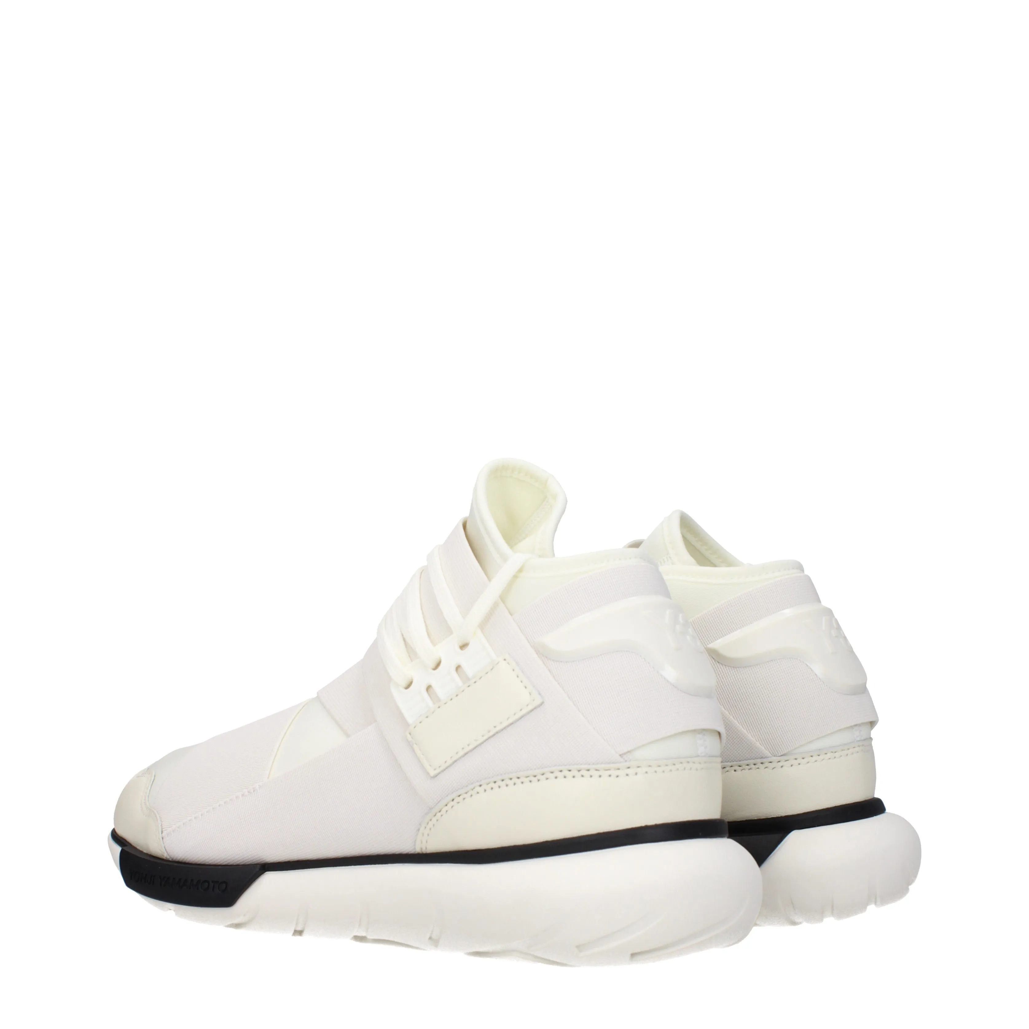 Y3 Yamamoto Sneakers Adidas Uomo Tessuto Beige/Avorio